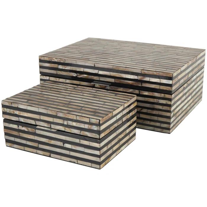 2 - Piece Handmade Decorative Box