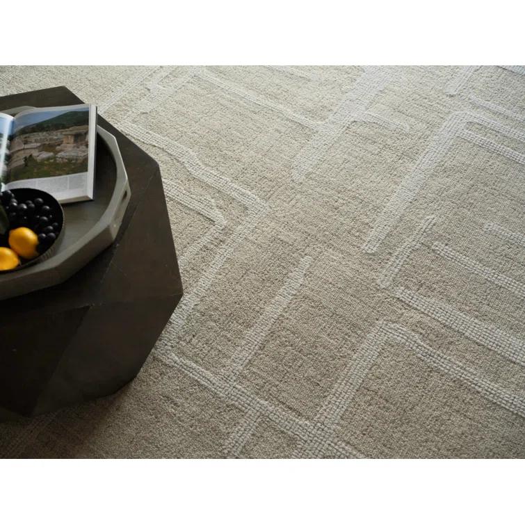 EXQUISITE RUGS Breckenridge Rectangle Hand Tufted Wool Area Rug