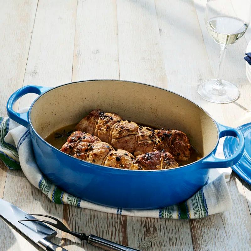 Le Creuset Enameled Cast Iron Oval Dutch Oven with Lid