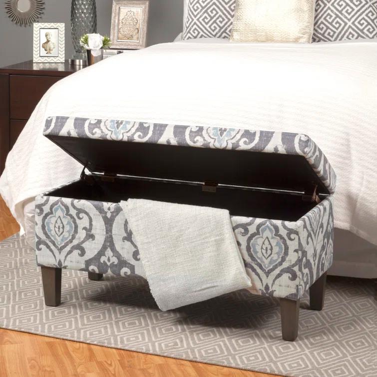 Ophelia & Co. Chantrell 36" Wide Large Decorative Storage Bench