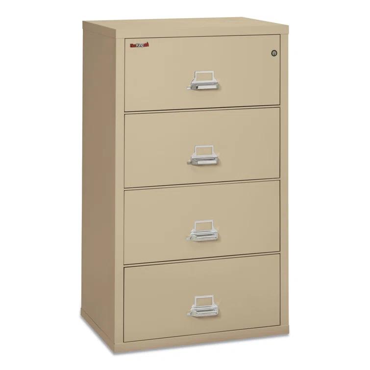FireKing Fireproof 31.13'' Wide 4 -Drawer Steel File Cabinet