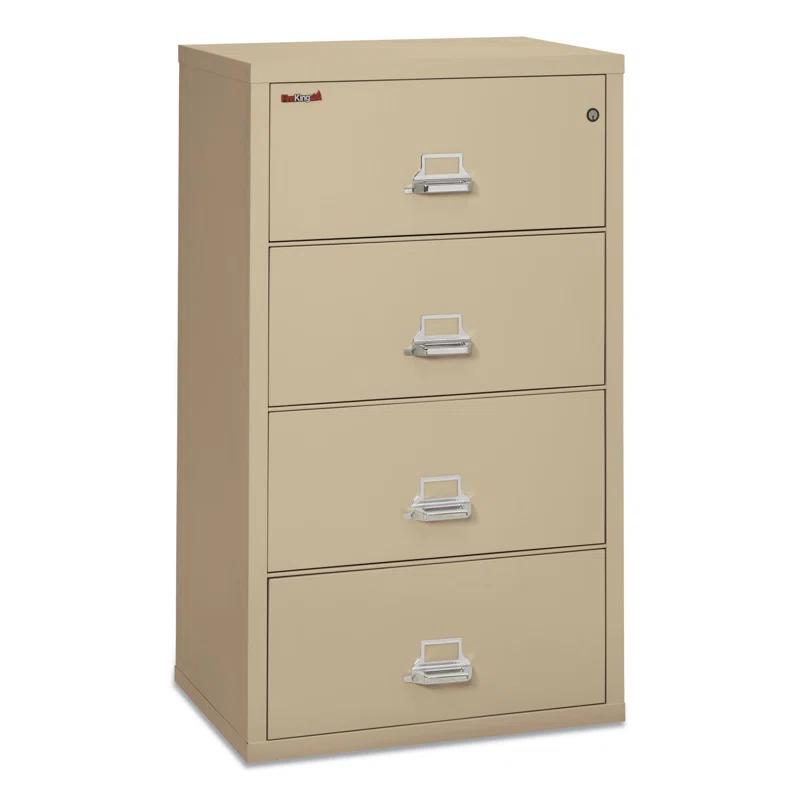 FireKing Fireproof 31.13'' Wide 4 -Drawer Steel File Cabinet