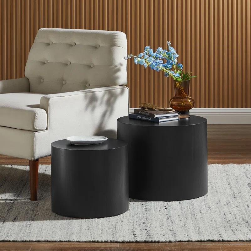 Modway Amani Round Nesting Coffee Tablesset Of 2