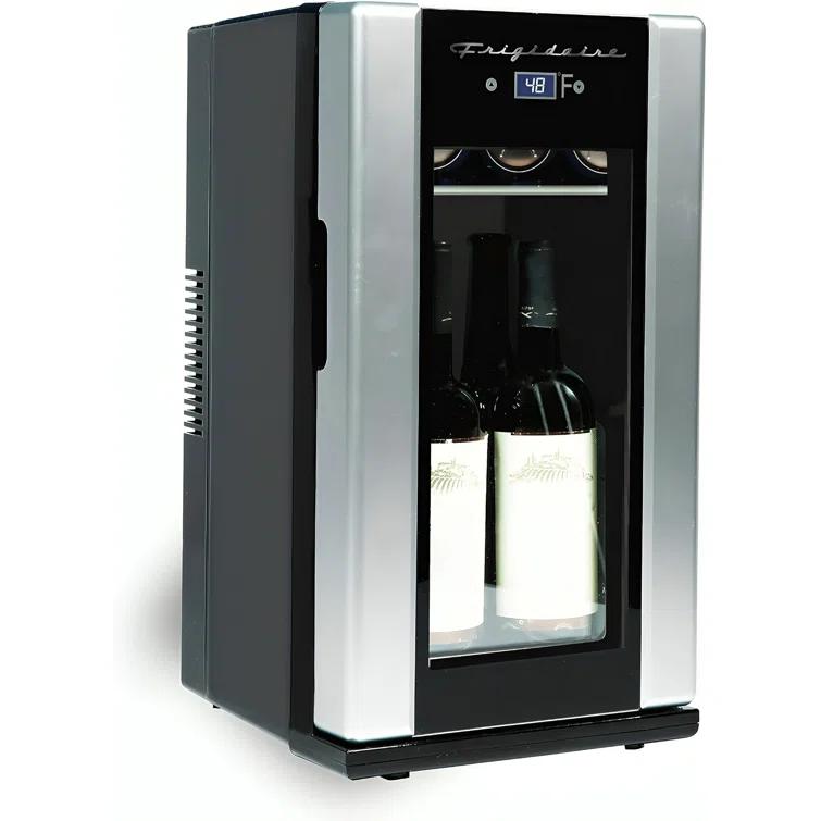 Frigidaire FRIGIDAIRE 18 Can OR 4 Wine Bottle Retro Beverage Fridge, Temperature Control, Thermoelectric