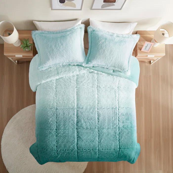 Intelligent Design Brielle Malea Shaggy Faux Fur Comforter Mini Set