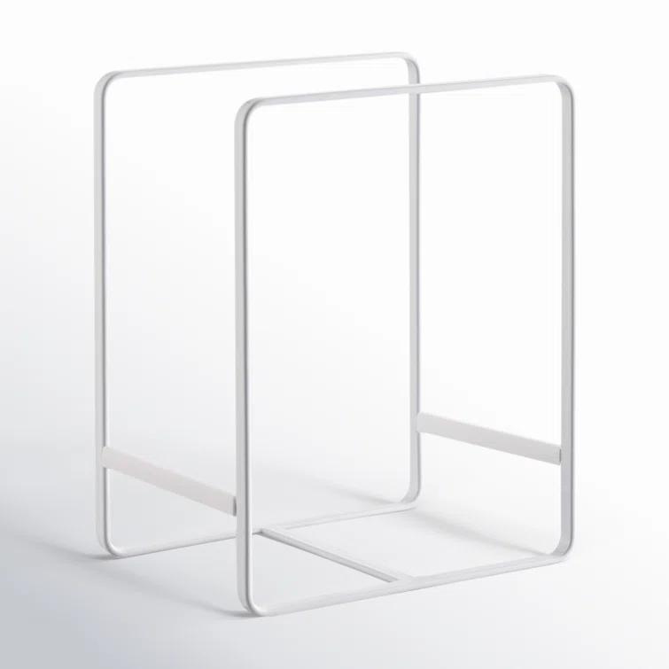 Yamazaki Home Plate Rack/Dish Stand/Dish Storage/Plate Holder, Large, Steel, Large