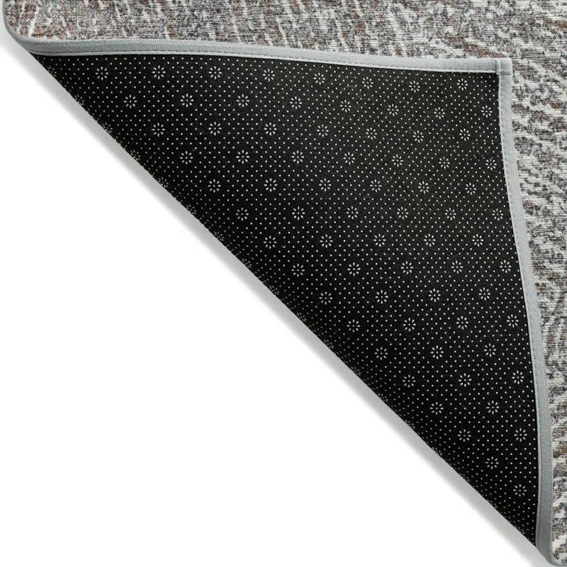 Chayden ACN991 1'8" x 2'6" Machine Washable Gray Indoor/Outdoor Area Rug