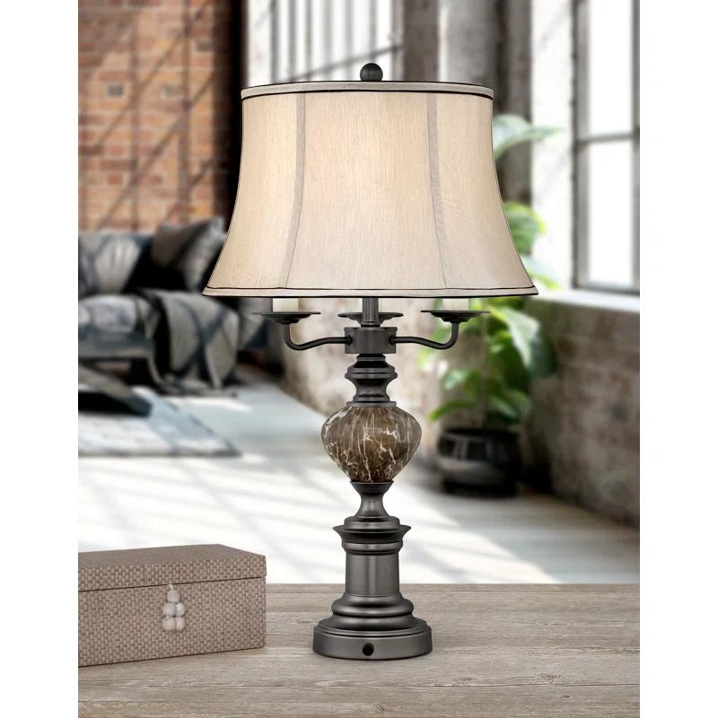 Medallion Lighting Metal Table Lamp (Set of 2)