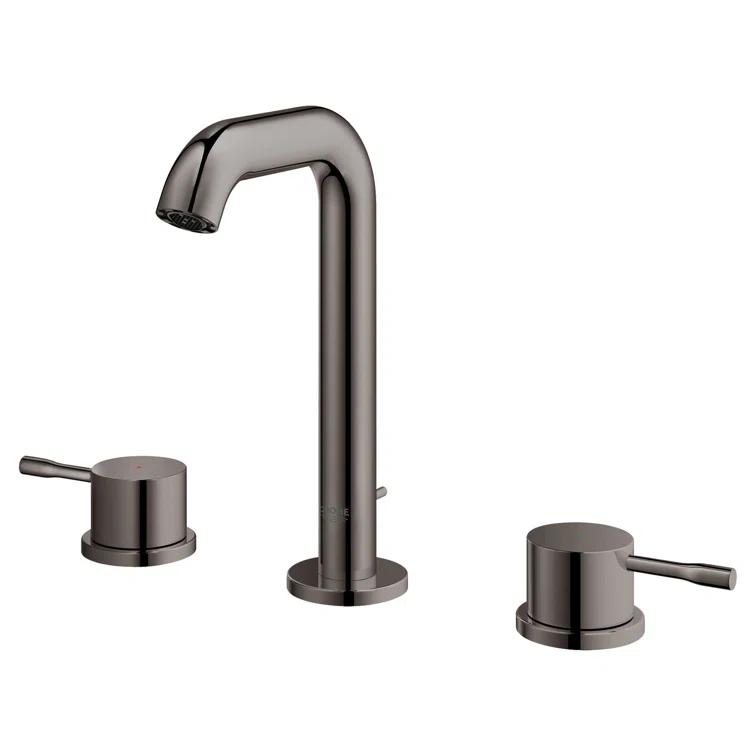 GROHE Essence New Widespread Bathroom Faucet with Drain Assembly 1100354