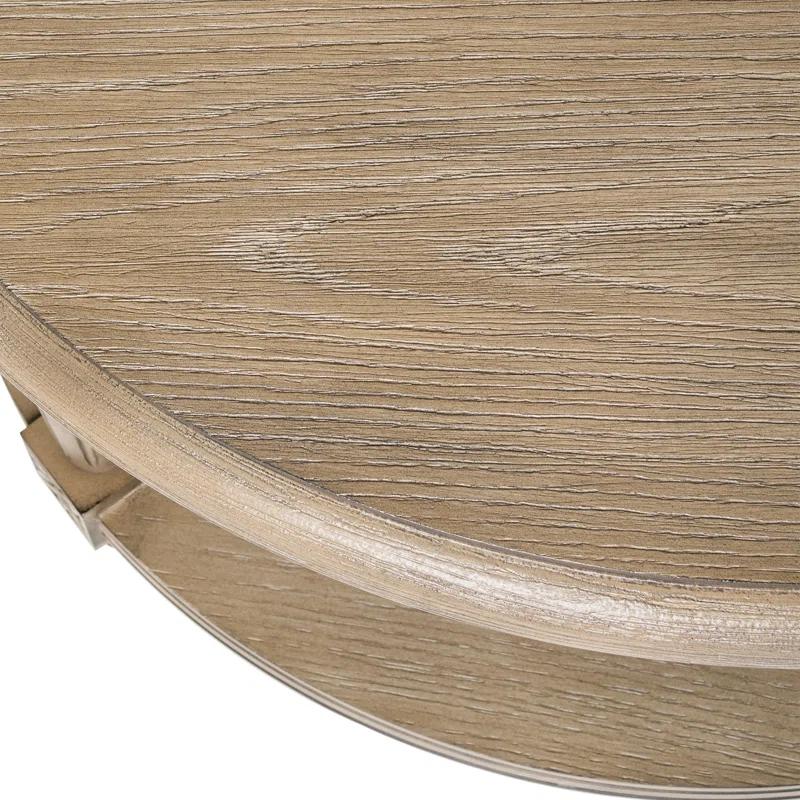 Maven Lane Pullman Round Wooden Coffee Table