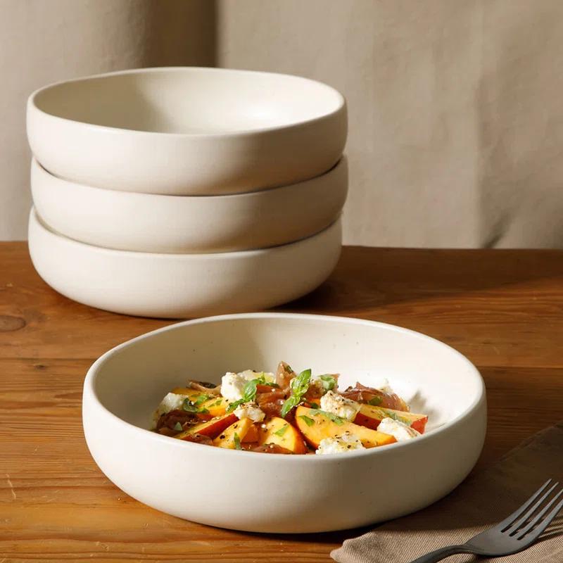 Bloomhouse Corcisa Clay 4 Piece Dinner, Pasta, Meal Bowl Set & Reviews | Wayfair