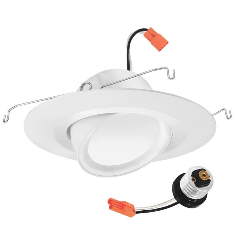 Juno RB56A SWW5 MW M6 6'' Selectable Color Temperature Dimmable IC Rated Standard Recessed Lighting Kit