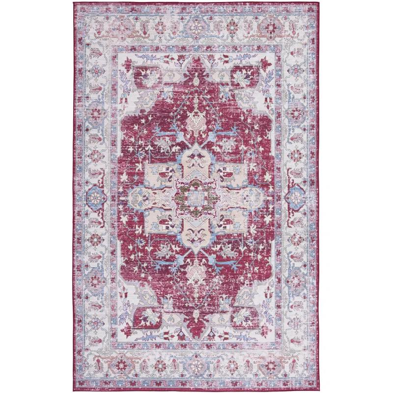 Bungalow Rose Tucson Performance Machine Washable Oriental Rug