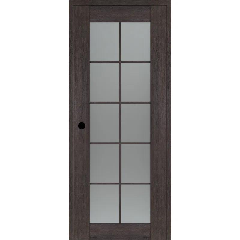 Belldinni Avon 10 Lite Solid Manufactured Wood and Glass Paneled Prefinished Standard Door