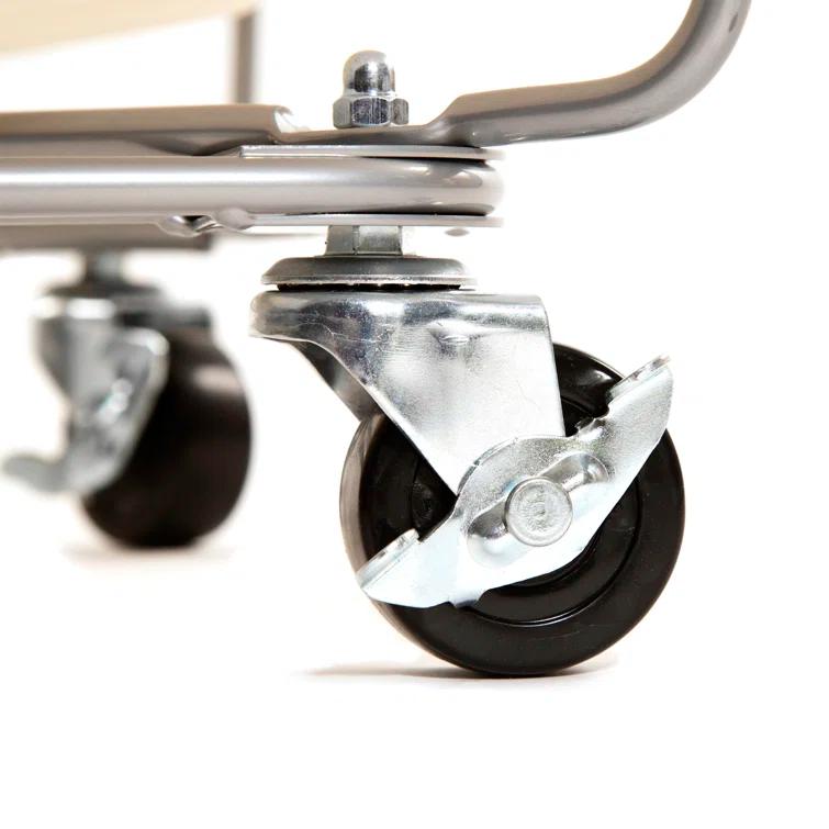 Seville Classics Rolling Commercial Laundry Hamper