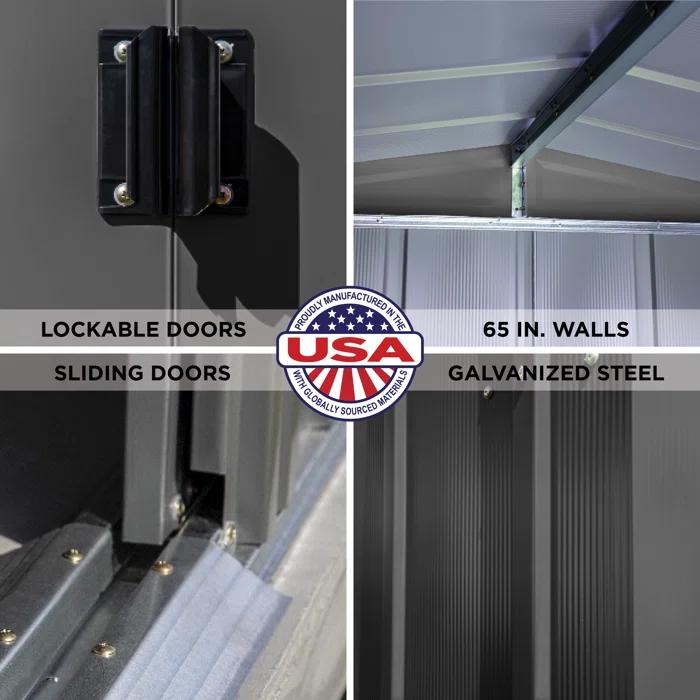 Arrow Arrow Classic Steel Storage Shed, 10x14