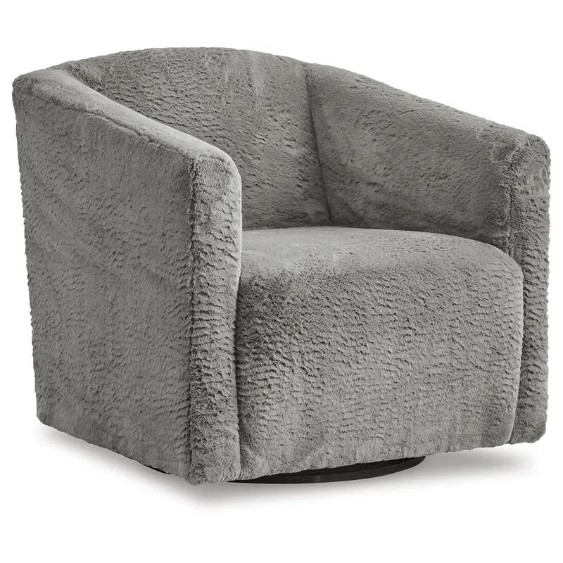 Wrought Studio™ Lagatha Upholstered Swivel Accent Chair