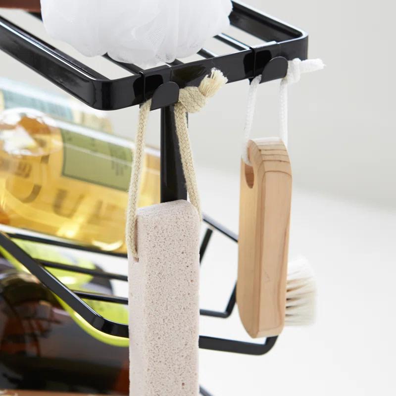 Yamazaki Home Tower Yamazaki Home Free Standing Shower Caddy - Bathroom Organizer Storage Holder, Steel