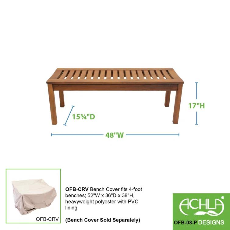 ACHLA Eucalyptus Outdoor Bench