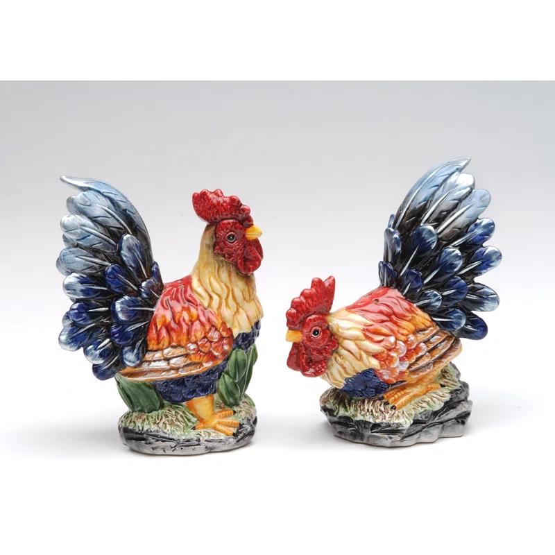 Cosmos Gifts Cosmos Gifts Rooster Salt and Pepper Set