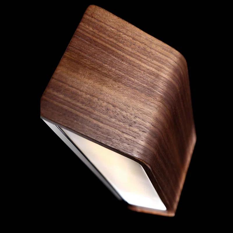 Modern Forms Asgard Wood LED Flush Mounted Sconce