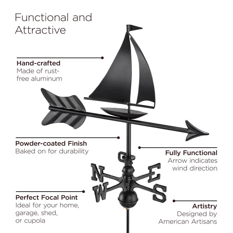 Arlmont & Co. Shelanda 28'' H Aluminum Weathervane | Wayfair