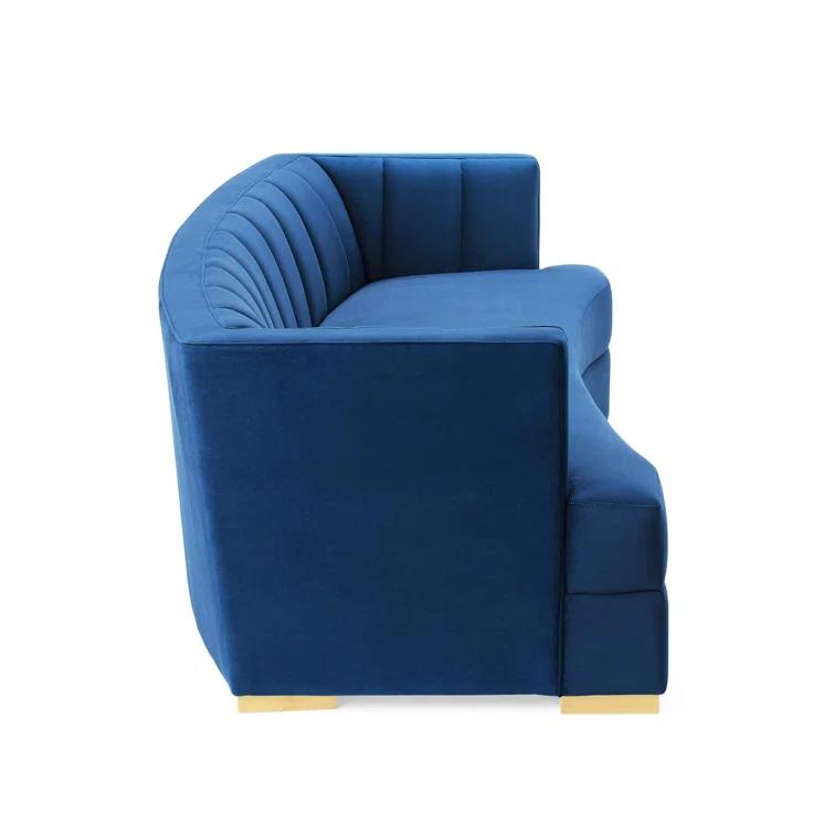 Modway Modway Encompass Channel Tufted Performance Velvet Curved Sofa