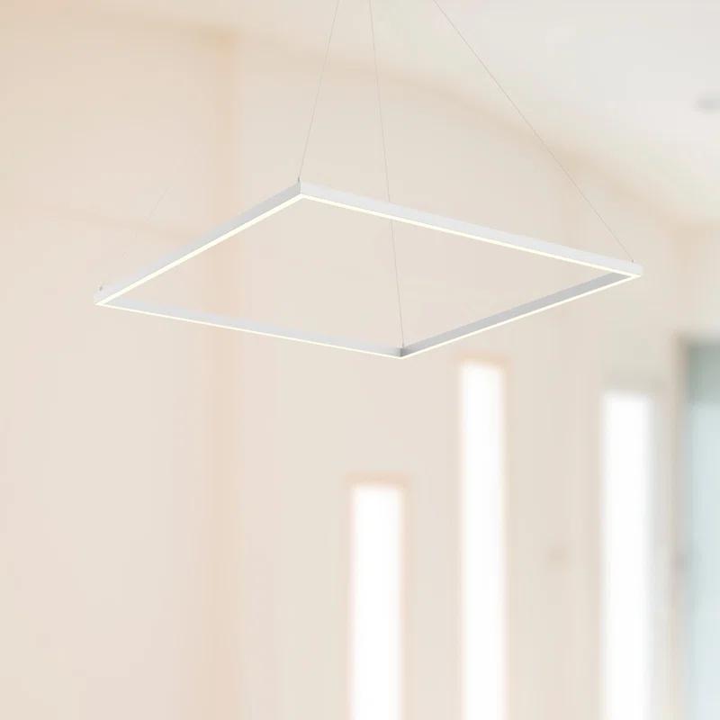 Piazza Dimmable LED Square / Rectangle Chandelier