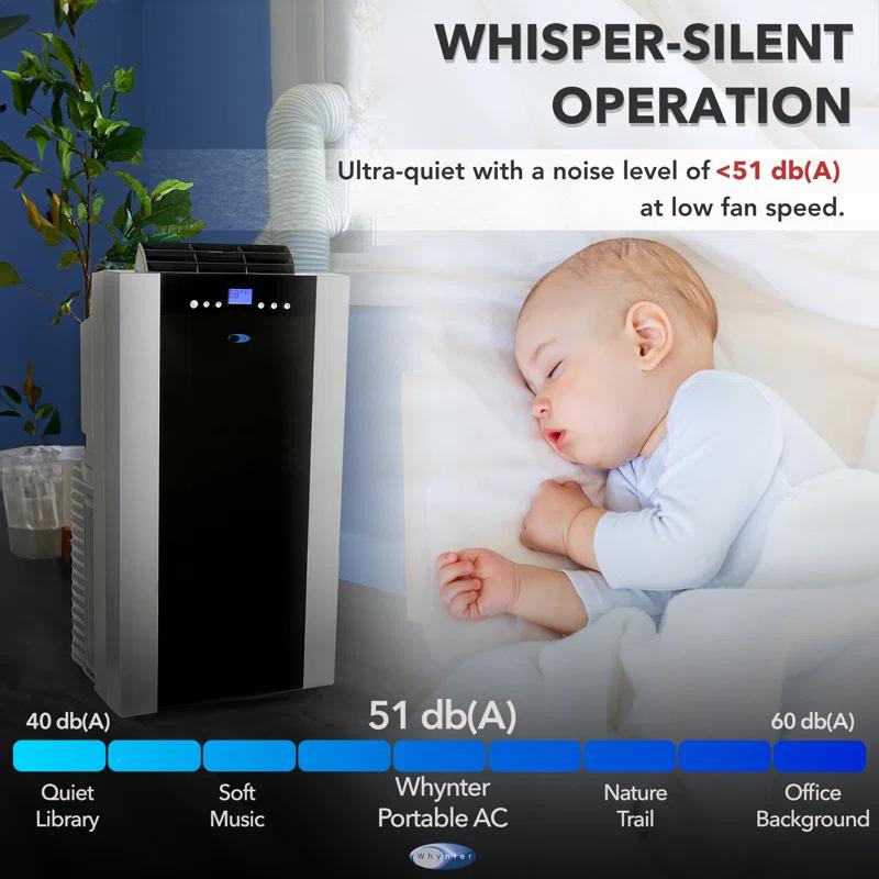 Whynter Whynter 14000 BTU Dual Hose Portable Air Conditioner for 500 sq. ft.