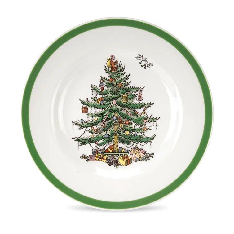 Spode Christmas Tree Bread & Butter Plate (Set of 4)