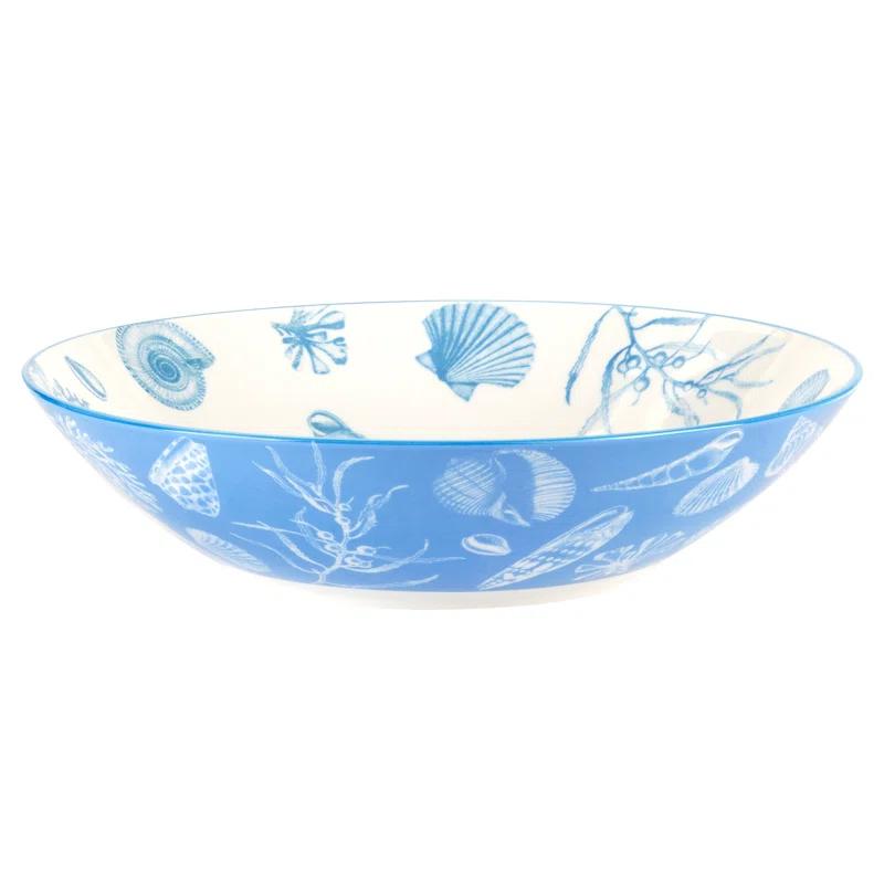Seaside Set of 6  Soup Pasta Bowl 6 asst 9.25in Diam x 2.25in 40oz (Set of 6)