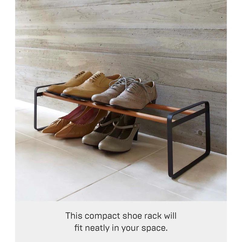 Yamazaki Home Shoe Rack, Steel, Expandable, Stackable