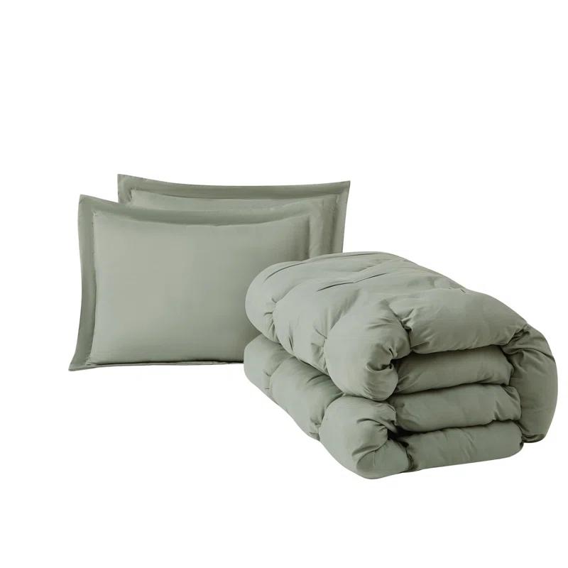 Cloud Puffer Microfiber Comforter Set