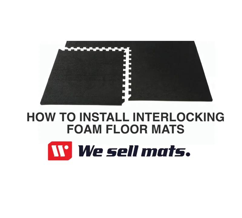 We Sell Mats 1/2" Thick Multipurpose Foam Floor Tiles 24 Square Feet (6 Tiles)