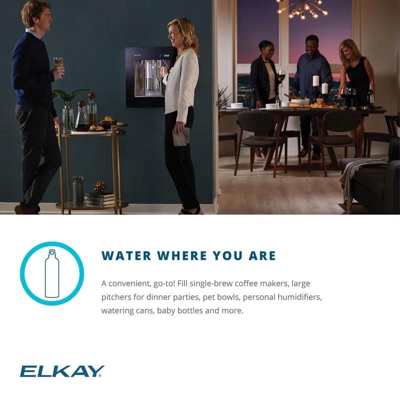 Elkay Elkay ezH2O Liv Built-in Filtered Refrigerated Water Dispenser Remote Chiller