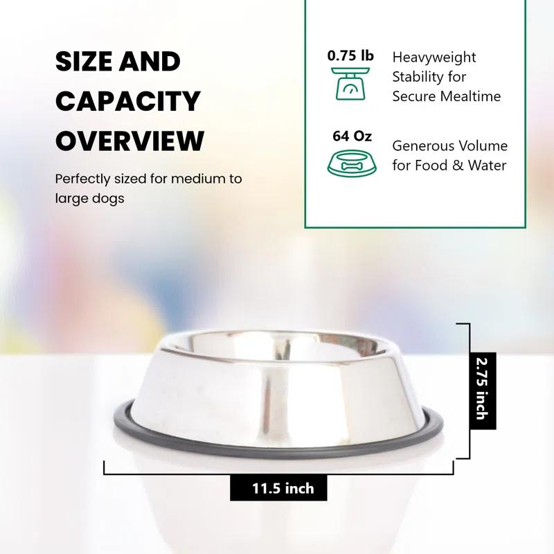 Iconic Pet Anti-Skid Pet Bowl