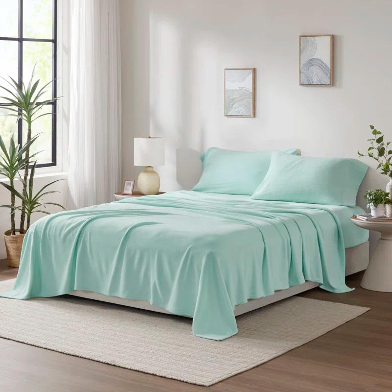 Madison Park Micro Fleece Sheet Set