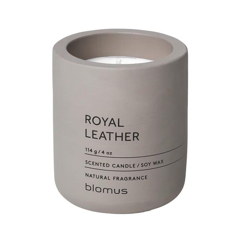FRAGA Royal Leather Scented Jar Candle
