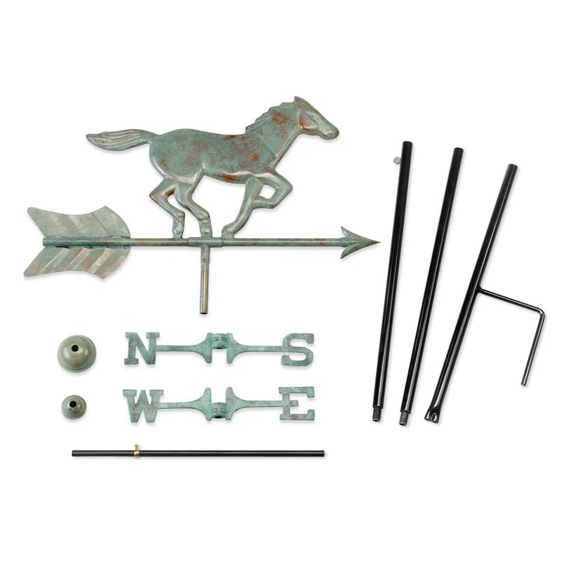 Good Directions 27'' H Metal Animals Weathervane