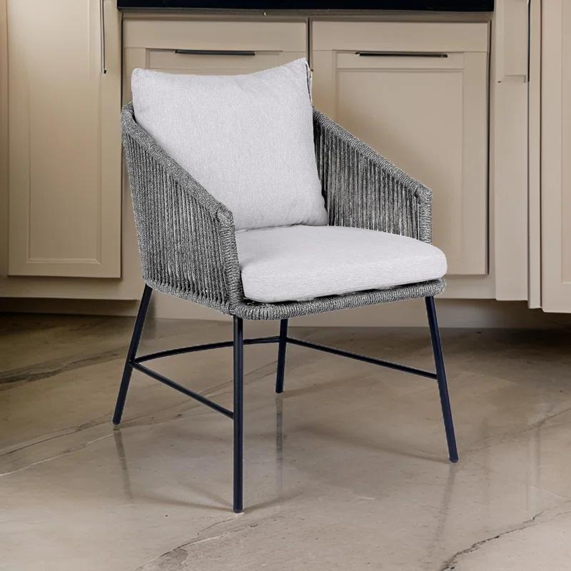 George Oliver Brysa Patio Dining Armchair with Cushion | AllModern