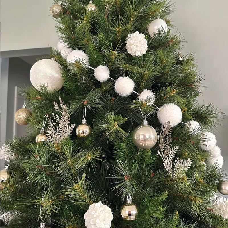 Fraser Hill Farm Fraser Hill Farm 6.5-Ft. Canyon Pine Artificial Christmas Tree with No Lights