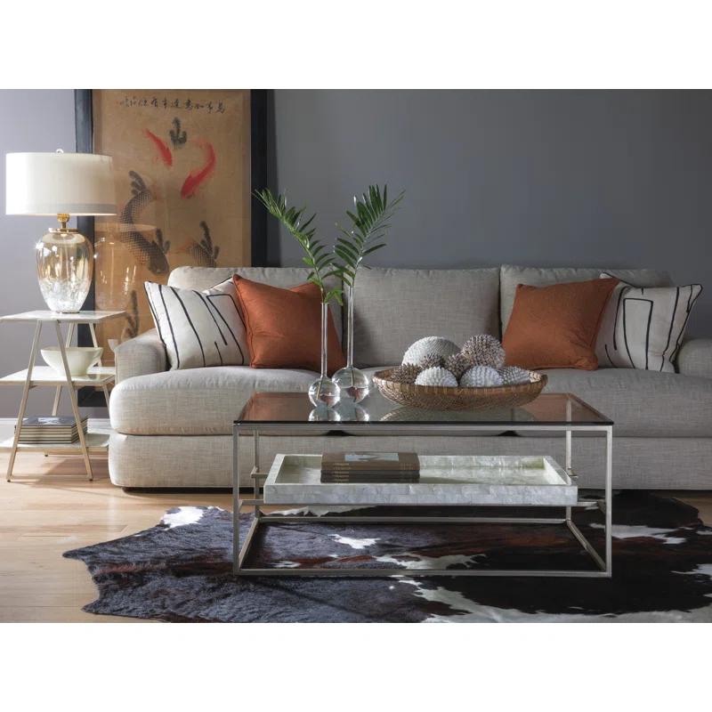 Artistica Home Signature Designs Cumulus Capiz Triangular Tier Table