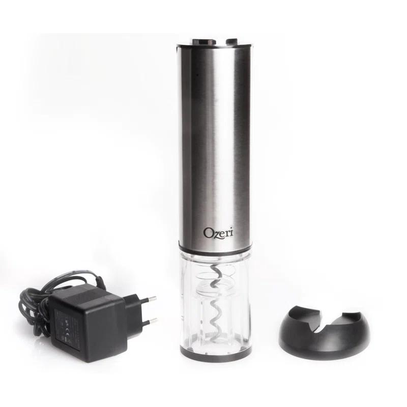 Ozeri Ozeri Extravo Electric Wine Opener in Stainless Steel with Auto Activation