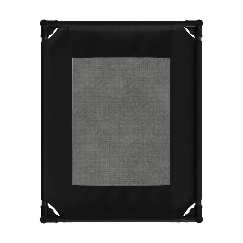 Petmaker PETMAKER 24.5x18.5-Inch Elevated Dog Bed, Black