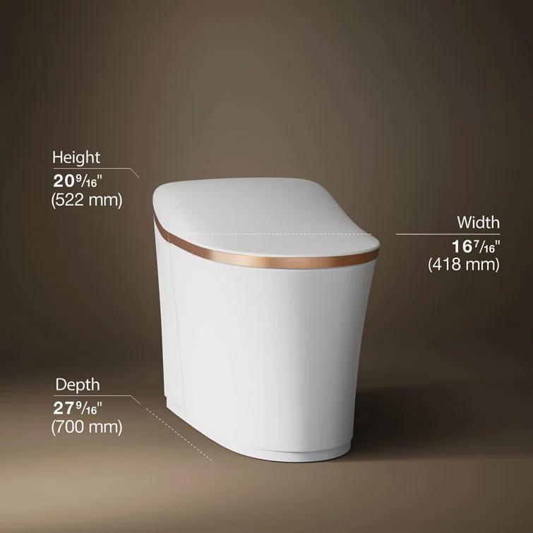 Kohler Eir™ Comfort Height™ Elongated Toilet K-77795-0RG