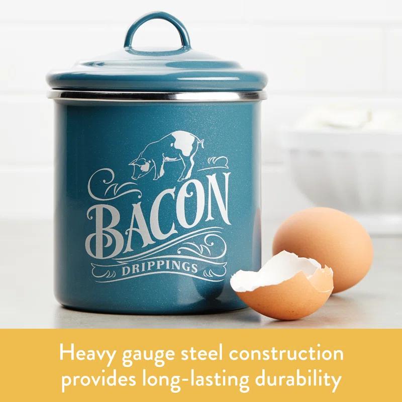 Ayesha Curry Ayesha Curry Enamel on Steel Bacon Grease Can, 4-Inch x 4-Inch