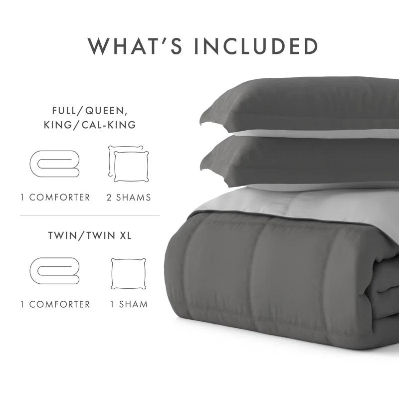 Becky Cameron Reversible Down-Alternative Comforter Bedding Set