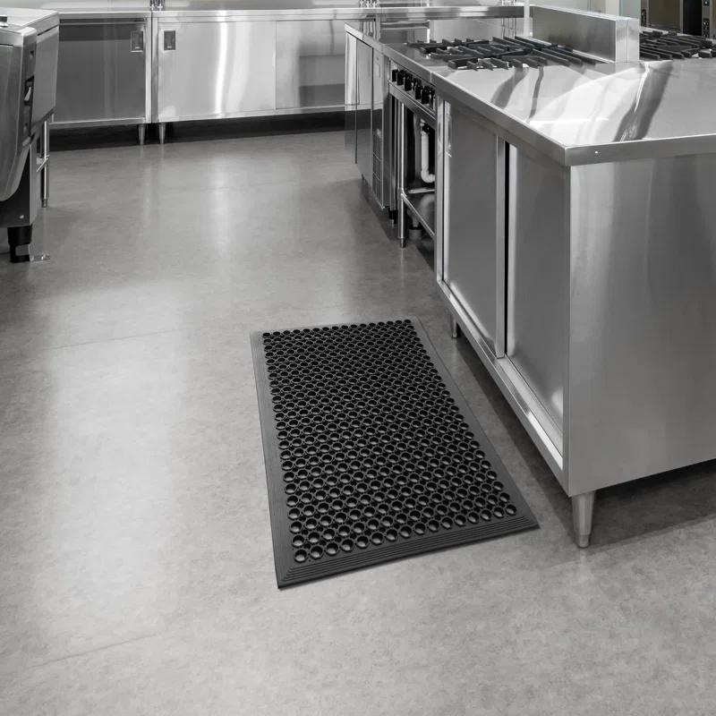 GRIDMANN Anti-Fatigue Restaurant Floor Mat, Non-Slip Rubber Drainage Mat