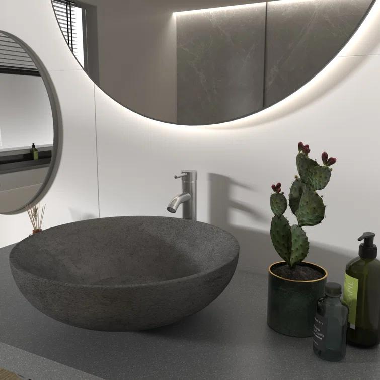 VIBRANTBATH Vessel Sink Faucet Single-handle Bathroom Faucet with Drain Assembly A-99052H-N-2