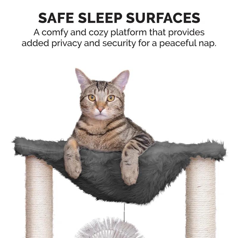 Zoey Tails 15.75" Tall Cat Hammock Scratcher